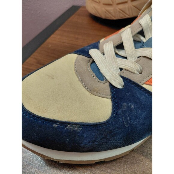 Tretorn Ryan Sneakers Color Block Blue/Orange/Cream Men's Size 9 - Picture 8 of 9